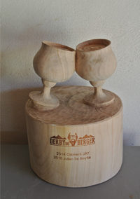 TROPHÉE POUR UNE COURSE DE SKI