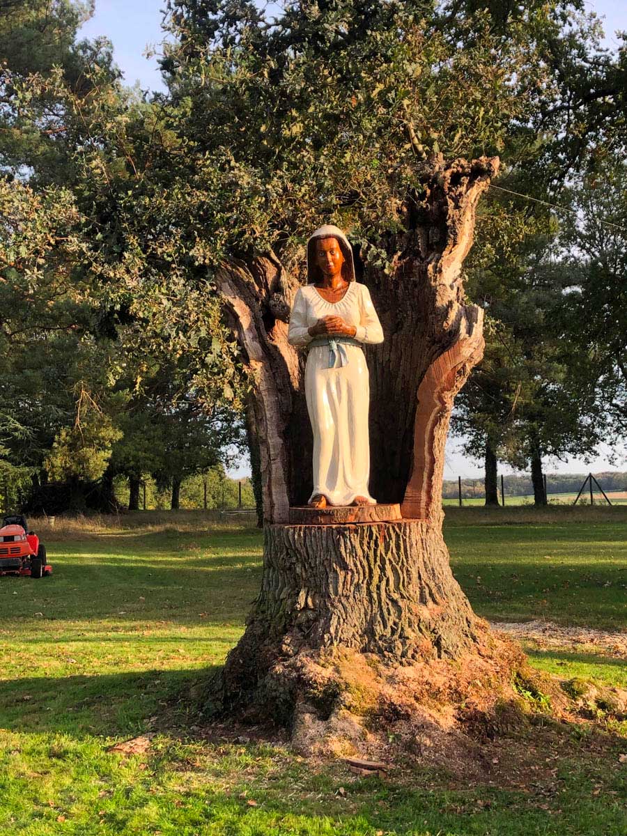 La vierge en Touraine. 
